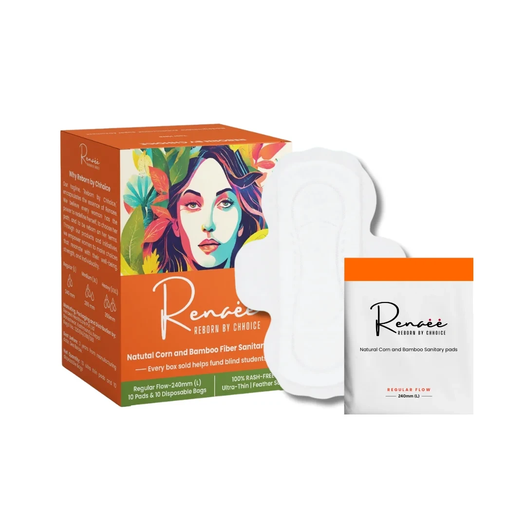 Renaee's Premium Ultra Thin l Regular Flow l L l Sensitive Sanitary pads l 10 pieces