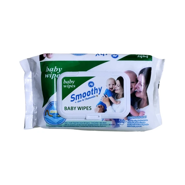 Smoothy Baby Wipes - 80 Wipes