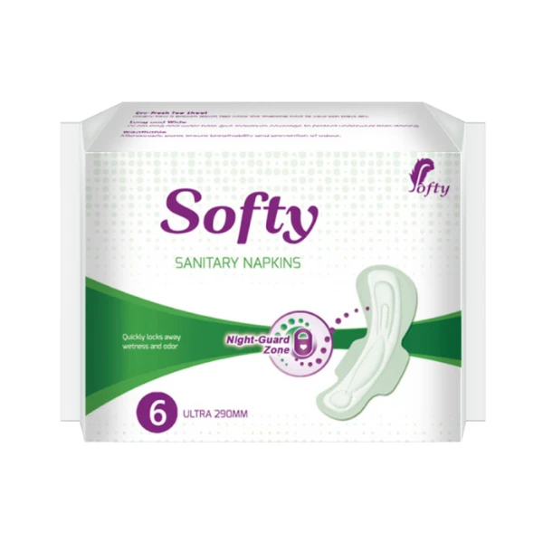 Softy Sanitary Napkins - Ultra 290mm - 6 Pads