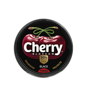 Cherry wax shoe polish black 40g